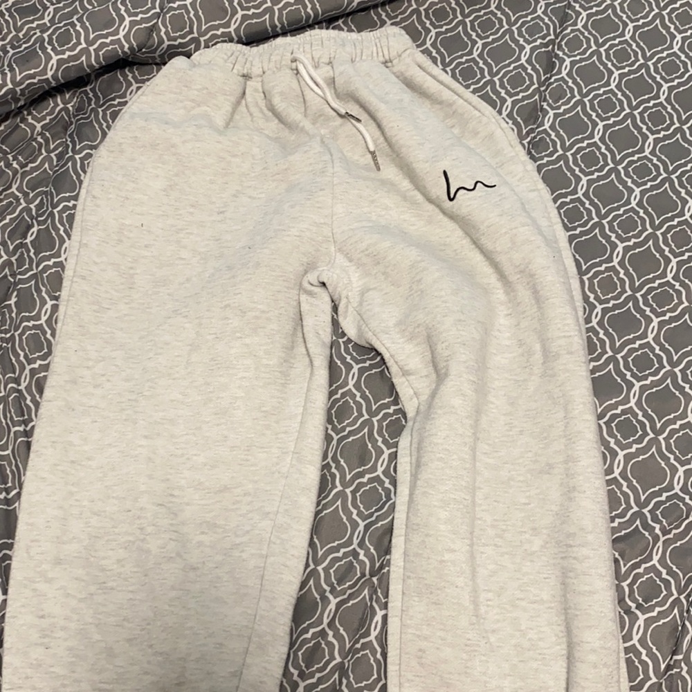 Grey Wave Sweatpants